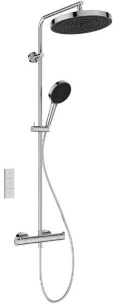 Ideal Standard Duschsystem Ceratherm T125+ mit Brausethermostat Brushed Gold
