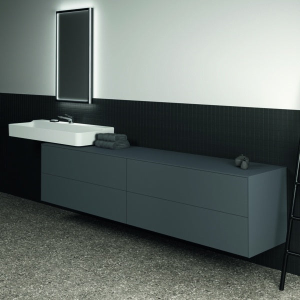 Ideal Standard Conca WT-Unterschrank 2387 mm, 4 Auszüge, Sunset Matt, wandhängend, Push-Open