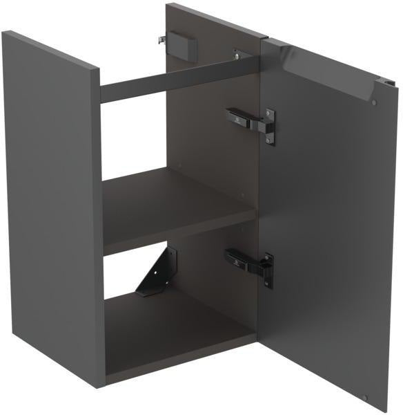 Ideal Standard Finesse Handwaschbeckenunterschrank 350 mm, 1 Tür, Anschlag rechts, Greige matt