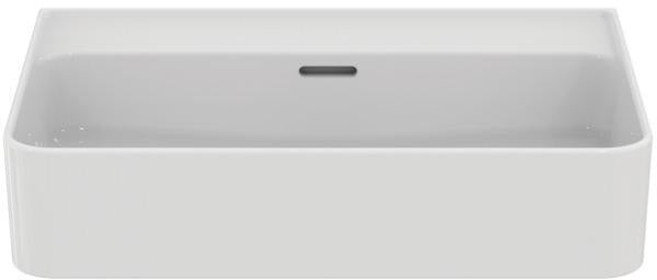 Ideal Standard Waschtisch Strada II 600x430mm Weiß, ohne Hahnloch, mit Überlauf, wandhängend