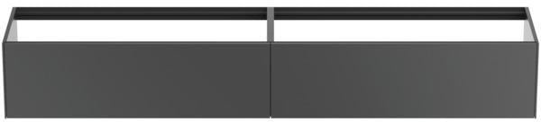 Ideal Standard Conca Waschtischunterschrank 2385 mm, 2 Auszüge, Sunset Matt, wandhängend