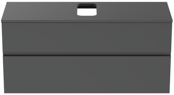 Ideal Standard Finesse Waschtischunterschrank 1202 mm, 2 Auszüge, Greige matt