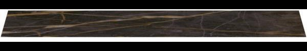 Ideal Standard Waschtischplatte Conca aus Keramik 1987x505x6 mm in Marmor Noir Desir