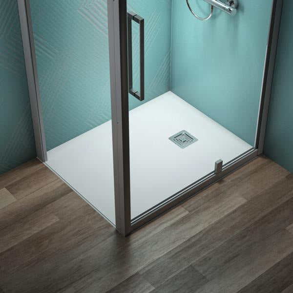 Ideal Standard Ultra Flat S+ Rechteck-Brausewanne 1000x800mm Mineralguss Weiß Matt