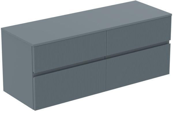 IDEAL STANDARD Finesse Waschtischunterschrank 1402 mm, 4 Auszüge, Greige matt