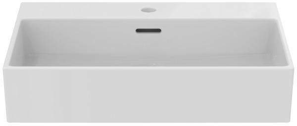 Ideal Standard Waschtisch Extra 615 mm, 1 Hahnloch, mit Überlauf, geschliffen Weiß