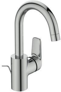 IDEAL STANDARD Ceraflex Waschtischarmatur 146 mm mit hohem Auslauf und Ablaufgarnitur in Chrom