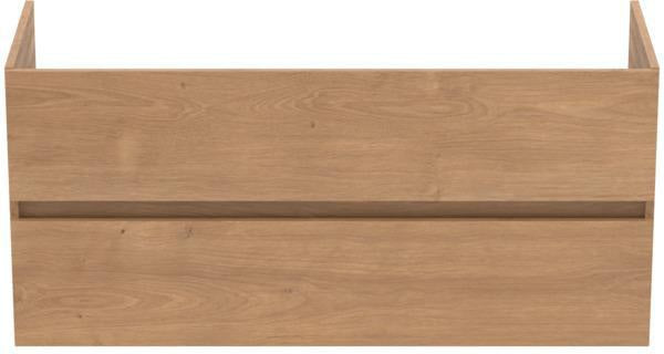 Ideal Standard Eurovit+ Waschtischunterschrank 1200 mm, 2 Auszüge, grau lackiert