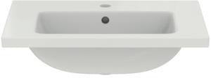 Ideal Standard i.life S Möbelwaschtisch 610 mm, 1 Hahnloch, mit Überlauf, Weiß