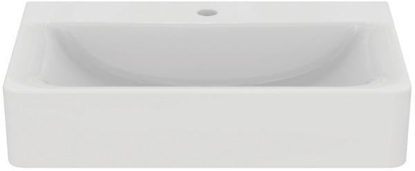 Ideal Standard Waschtisch Connect Cube 650x460x175mm 1 Hahnloch ohne Überlauf Weiß