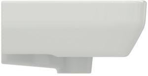 Ideal Standard i.life A Handwaschbecken 350x300x115 mm Weiß, 1 Hahnloch links, mit Überlauf