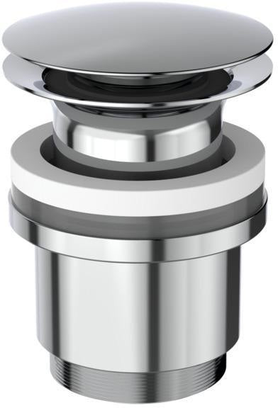 Ideal Standard Waschtischablaufventil Chrom – Push-Open-Ventil, rostfreier Stahl