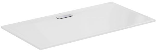 Ideal Standard Rechteck-Brausewanne Ultra Flat New 1700x900x25 mm Weiß – Bodenebener Einbau