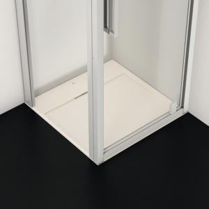 Ideal Standard Ultra Flat S i.life Quadrat-Brausewanne 700x700x30 mm Carraraweiß – Mineralguss mit Rutschhemmung