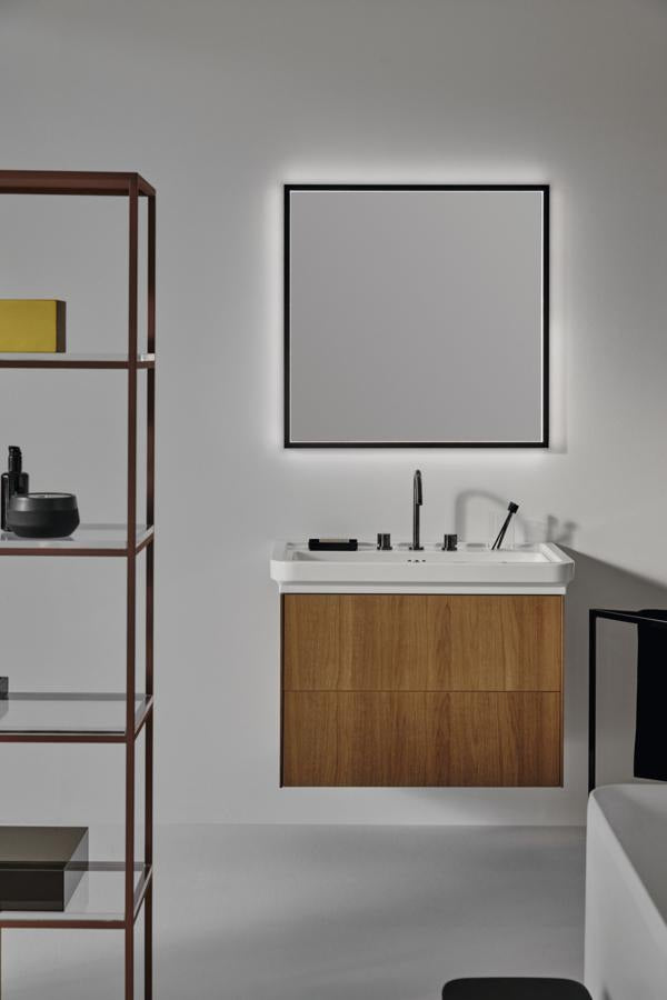 Ideal Standard Joy 3-Loch Waschtischarmatur in Brushed Gold mit Ablaufgarnitur, 127 mm Ausladung