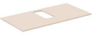 Ideal Standard i.life B Waschtischplatte 1002x507x18 mm Weiß Matt – mittiger Ausschnitt