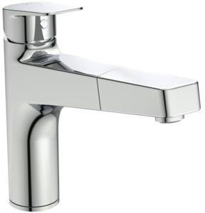 IDEAL STANDARD Ceraplan Küchenarmatur mit Handbrause, ausziehbar, 210 mm Auslauf, Chrom