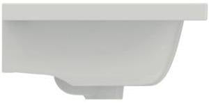 Ideal Standard i.life S Möbelwaschtisch 510 mm, 1 Hahnloch, mit Überlauf, Weiß