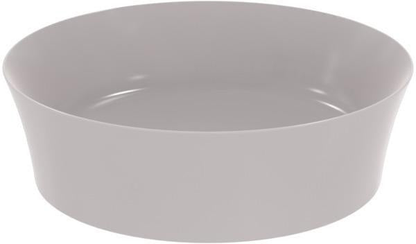 Ideal Standard Ipalyss Aufsatzwaschtisch 400x400mm Seidenweiß ohne Hahnloch ohne Überlauf