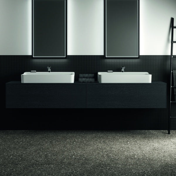 IDEAL STANDARD Conca WT-Unterschrank 2387x505x370 mm, 2 Auszüge, mit Ausschnitt, Weiß