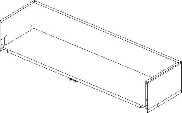 Ideal Standard Conca Schubladenelement 1200 mm anthrazit matt – Badmöbel von Roberto Palomba