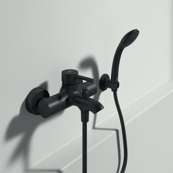 IDEAL STANDARD Ceraline Badearmatur Aufputz Chrom mit Umstelleinheit und Wassersparposition
