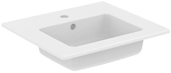 Ideal Standard Möbelwaschtisch Eurovit 510x450mm Weiß – 1 Hahnloch, mit Überlauf