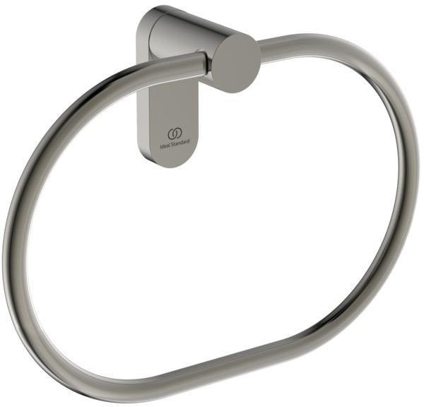 IDEAL STANDARD Handtuchring Conca rund in Brushed Gold – Wandmontage mit verdeckter Befestigung