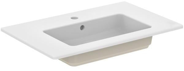 Ideal Standard Eurovit+ Möbelpaket mit Waschtisch 51 cm, Unterschrank 50 cm und 2 Auszügen in Grau