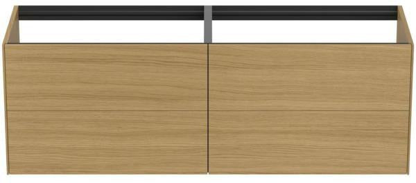 Ideal Standard Conca WT-Unterschrank 1585 mm, 4 Auszüge, Eiche hell, ohne Platte