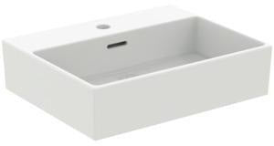IDEAL STANDARD Aufsatzwaschtisch Extra 500x400mm Weiß mit 1 Hahnloch und Überlauf