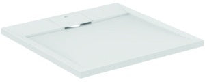 Ideal Standard Ultra Flat S i.life Quadrat-Brausewanne 700x700x30 mm Carraraweiß – Mineralguss mit Rutschhemmung