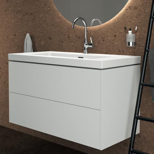 IDEAL STANDARD Joy Waschtischarmatur – Einhandhebelmischer mit Ablaufgarnitur, Brushed Gold, 169 mm Ausladung