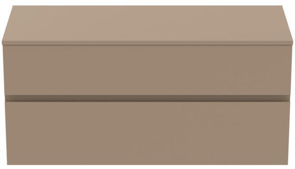 Ideal Standard Finesse Waschtischunterschrank 1202 mm, 2 Auszüge, Greige matt, wandhängend
