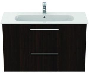 Ideal Standard i.life A Waschtischset 100 cm mit Unterschrank und chrom Griff, Weiß matt