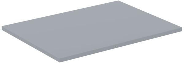 Ideal Standard Holzkonsole Connect Air für US 600 mm, 604x442x18 mm, Hellgrau glänzend & Weiß matt