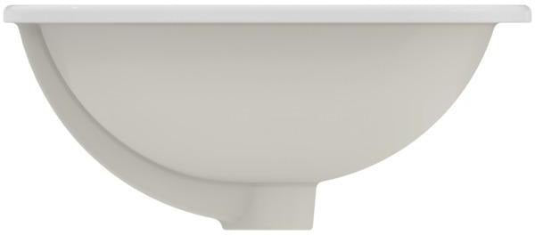 Ideal Standard Connect Einbauwaschtisch 580x410mm Weiß mit Überlauf und Ideal Plus Beschichtung