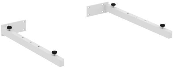 Ideal Standard Conca Konsolenträger 2 Stück 120x450x60 mm – Stabile Metall-Befestigung für Waschtische