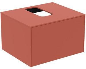 Ideal Standard Conca WT-Unterschrank 602 mm, 1 Auszug, Push-Open, Softclose, Weiß matt