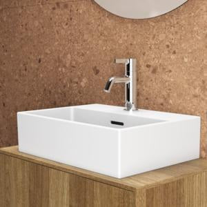 Ideal Standard Handwaschbecken Extra 450x350x150mm, 1 Hahnloch, mit Überlauf, Weiß, geschliffen