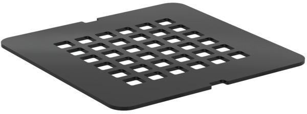 Ideal Standard Ablaufabdeckung Ultra Flat S – Edelstahloptik, 125x125 mm, flach
