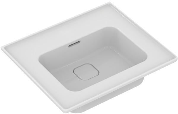 Ideal Standard Möbelwaschtisch Strada II 540x460mm Weiß ohne Hahnloch mit Überlauf