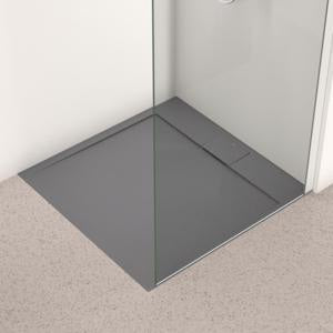 Ideal Standard Ultra Flat S i.life Quadrat-Brausewanne 900x900x30 mm Carraraweiß