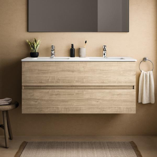 Ideal Standard Eurovit+ Waschtischunterschrank 1200 mm, 2 Auszüge, grau lackiert