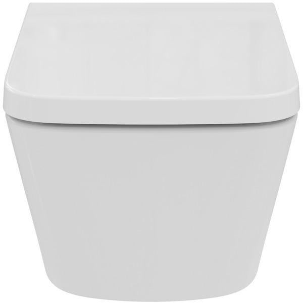 Ideal Standard Blend Cube WC-Paket wandhängend, randlos, mit SoftClosing-Sitz, 365x540x375 mm, Weiß