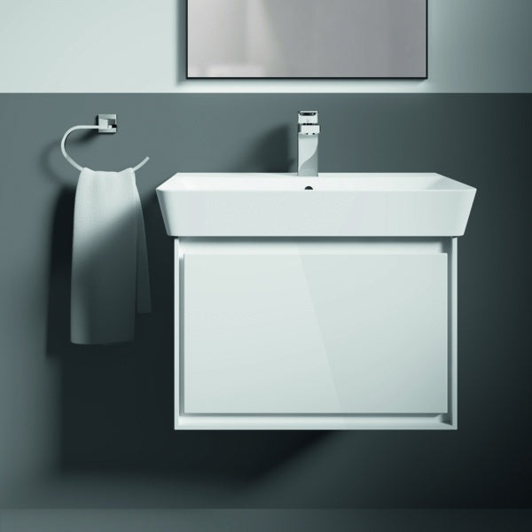 Ideal Standard Edge Waschtischarmatur Chrom 125 mm mit Ablaufgarnitur und 5 l/min Sparfunktion