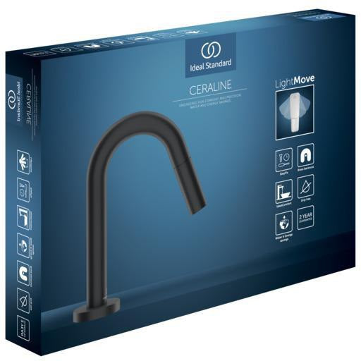 IDEAL STANDARD Standventil Ceraline Ausladung 126 mm Chrom – 1-Loch-Montage