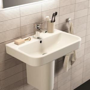 Ideal Standard i.life S Waschtisch 600x380x180 mm Weiß, 1 Hahnloch, mit Überlauf