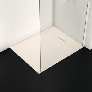 Ideal Standard Ultra Flat S i.life Brausewanne 1000x800x30mm Carraraweiß – Mineralguss mit Anti-Rutsch