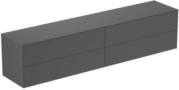 Ideal Standard Conca WT-Unterschrank 2387 mm, 4 Auszüge, Sunset Matt, wandhängend, Push-Open